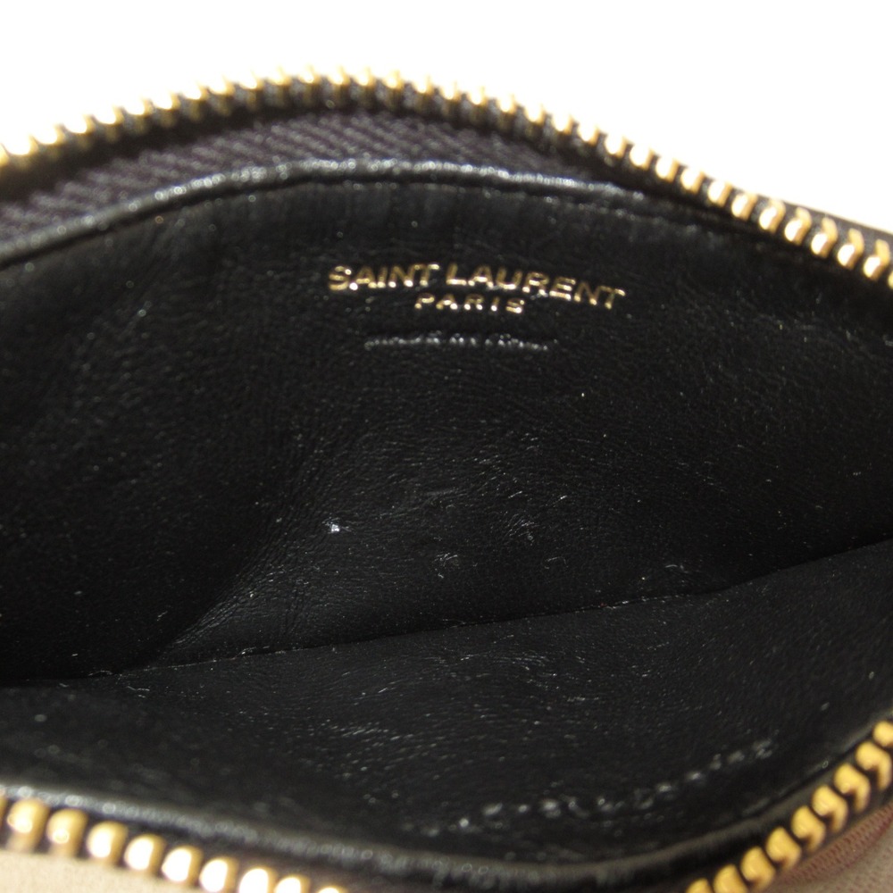 Yves Saint Laurent Coin Purse in Leather Black - Picture 5 of 7